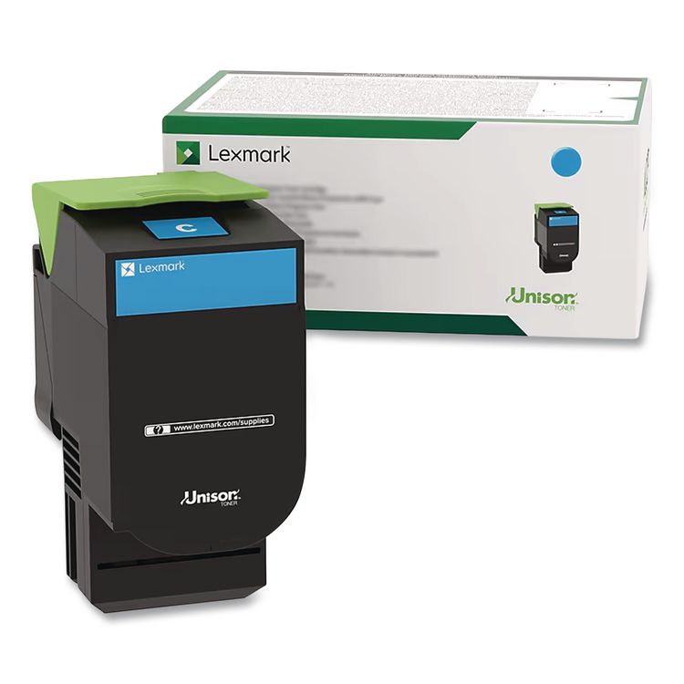 70C1HC0 Return Program High-Yield Toner, 3,000 Page-Yield, Cyan