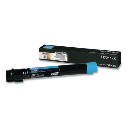 X950X2CG Extra High-Yield Toner, 22,000 Page-Yield, Cyan