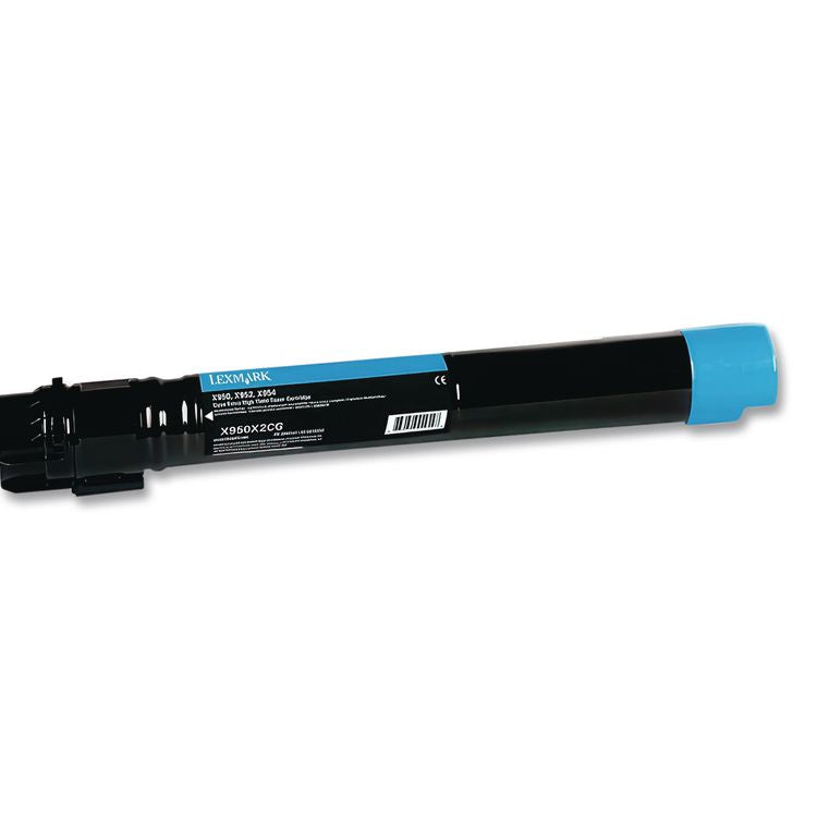 X950X2CG Extra High-Yield Toner, 22,000 Page-Yield, Cyan