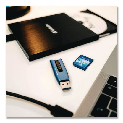 V3 Max USB 3.0 Flash Drive, 64 GB, Blue