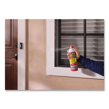 Flex Seal Liquid Rubber Sealant Coating MAX Aerosol, 17 oz Aerosol Can, Dries Clear, 4/Carton