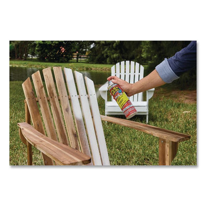 Flex Seal Liquid Rubber Sealant Coating MAX Aerosol, 17 oz Aerosol Can, Dries White, 4/Carton