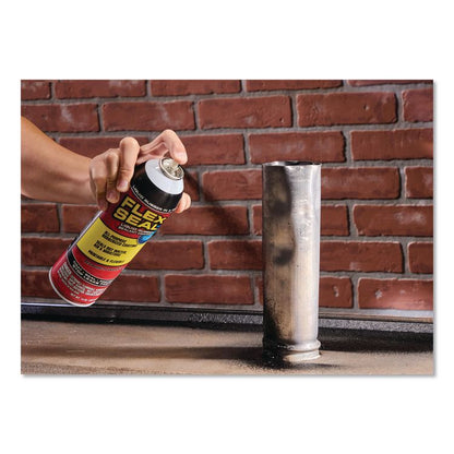 Flex Seal Liquid Rubber Sealant Coating Aerosol, 14 oz Aerosol Can, Dries Terra Cotta, 6/Carton