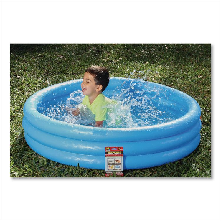 Flex Seal Inflatable Patch and Repair, 6" x 4" x 2.5", Clear, 8/Carton