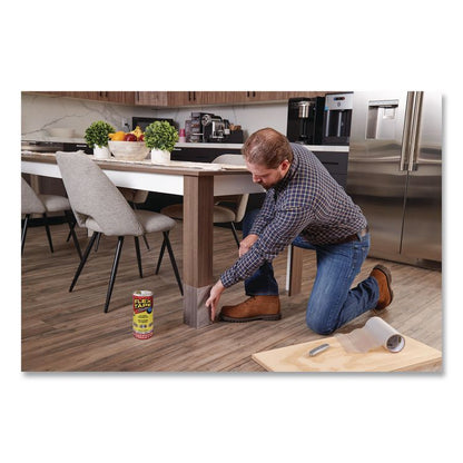 Flex Tape Strong Rubberized Waterproof Tape, 4" Core, 39 mil Thick, 12" x 10 ft, Clear, 4/Carton