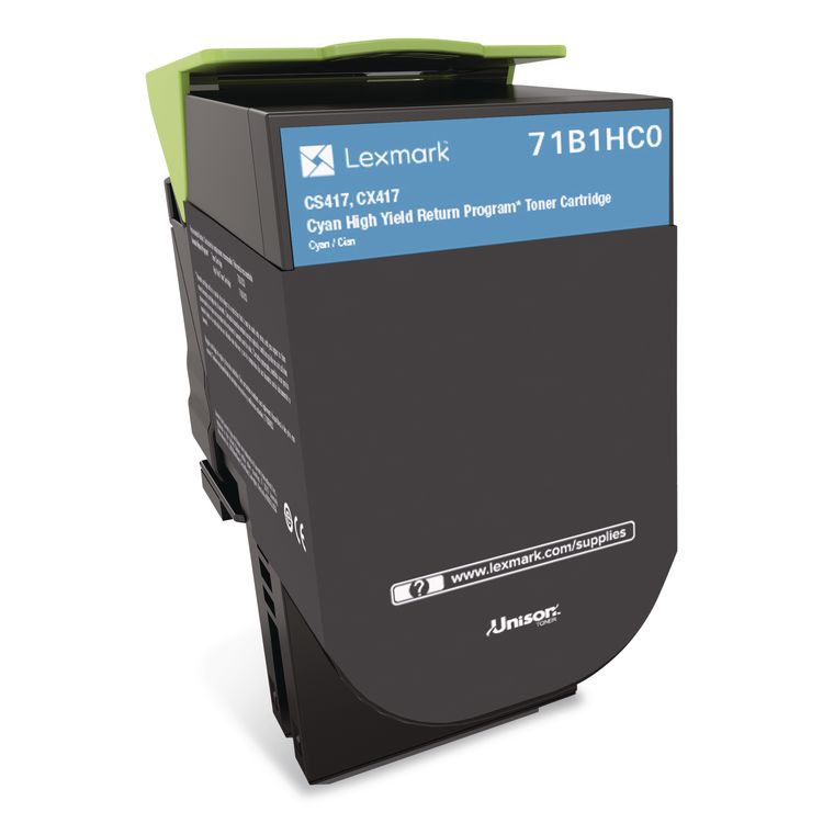 71B1HC0 Unison High-Yield Toner, 3,500 Page-Yield, Cyan