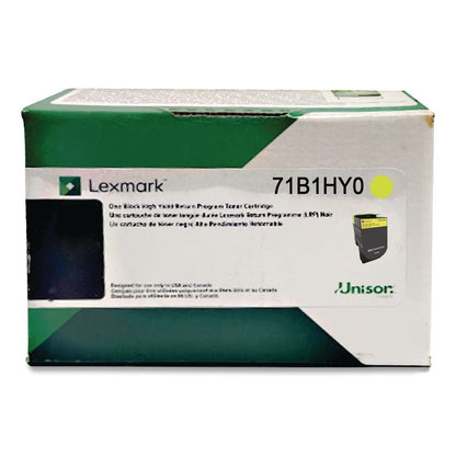 71B1HY0 Unison High-Yield Toner, 3,500 Page-Yield, Yellow