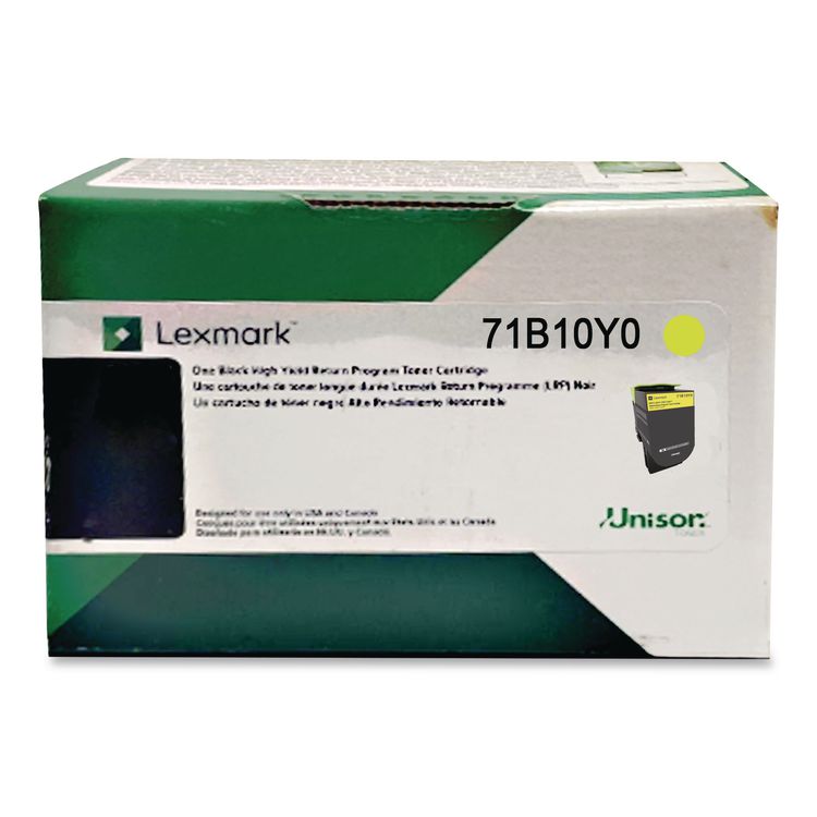 71B10Y0 Unison Toner, 2,300 Page-Yield, Yellow