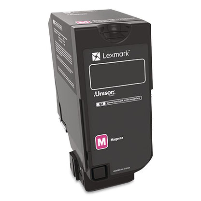 74C00MG Return Program Toner, 3,000 Page-Yield, Magenta