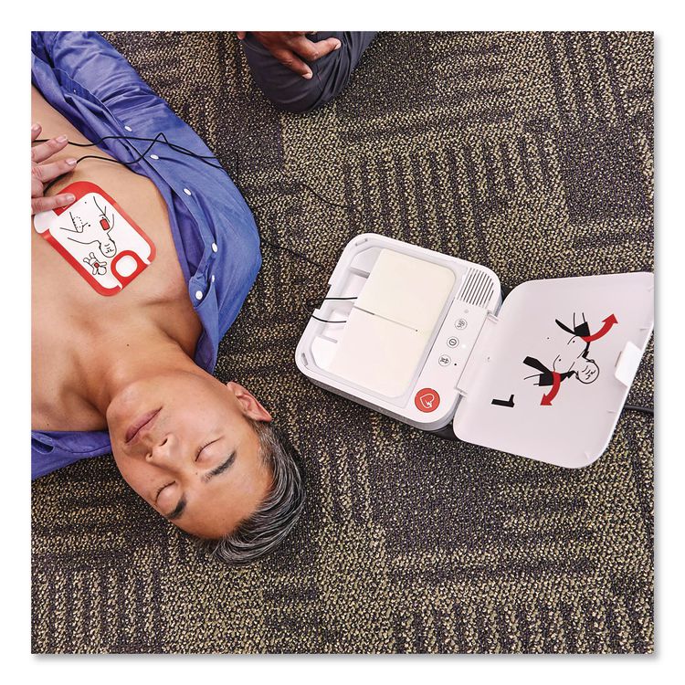 LIFEPAK CR2 USB Defibrillator, Semi-Automatic, English, Handle