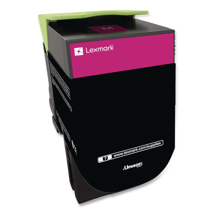 80C1HM0 Return Program High-Yield Toner, 3,000 Page-Yield, Magenta