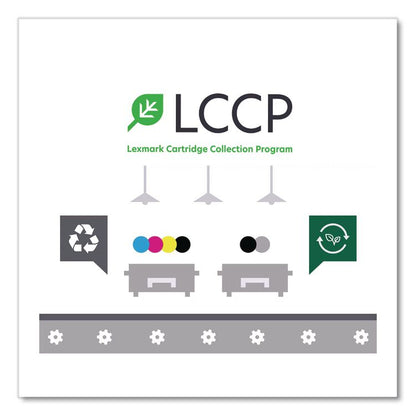 80C1SK0 Return Program Toner, 2,500 Page-Yield, Black