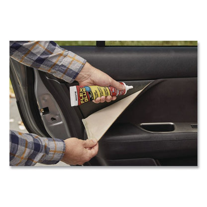 Flex Glue Super Strong Waterproof Glue, 0.75 oz, Dries White, 24/Carton