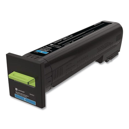 82K1XC0 Return Program Extra High-Yield Toner, 22,000 Page-Yield, Cyan