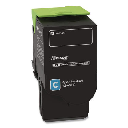 C231HC0 Return Program High-Yield Toner, 2,300 Page-Yield, Cyan