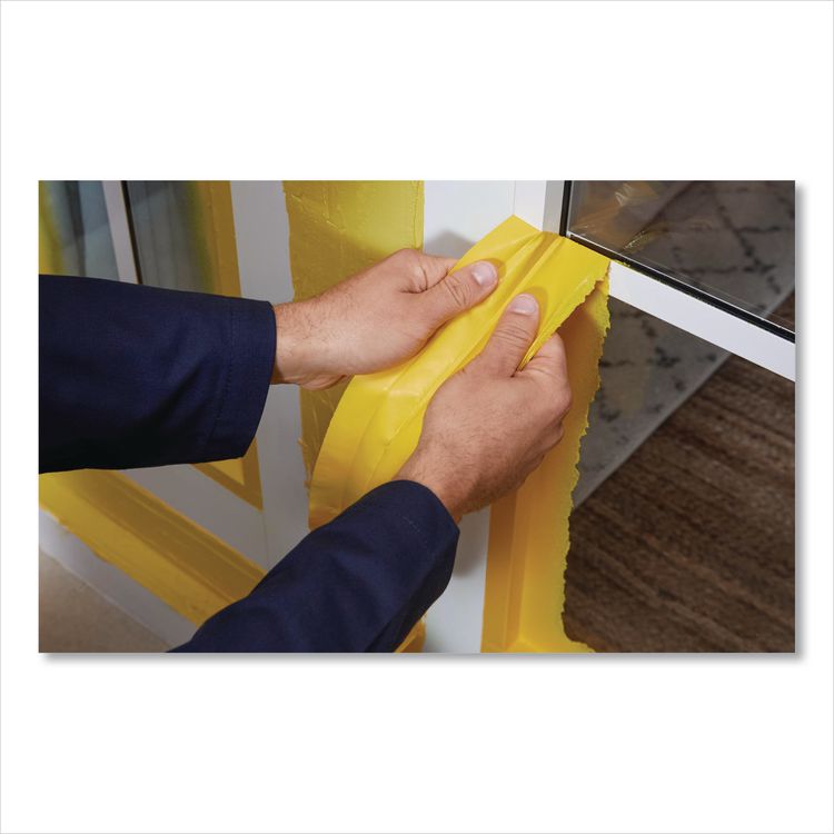 Removable Rubber Sealant Coating Flood Protection Spray, 10 oz Aerosol Can, Dries Yellow, 6/Carton