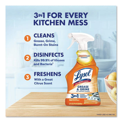 Kitchen Pro Antibacterial Cleaner, 22 oz Spray Bottle
