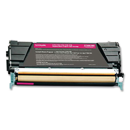 C734A1MG Return Program Toner, 6,000 Page-Yield, Magenta
