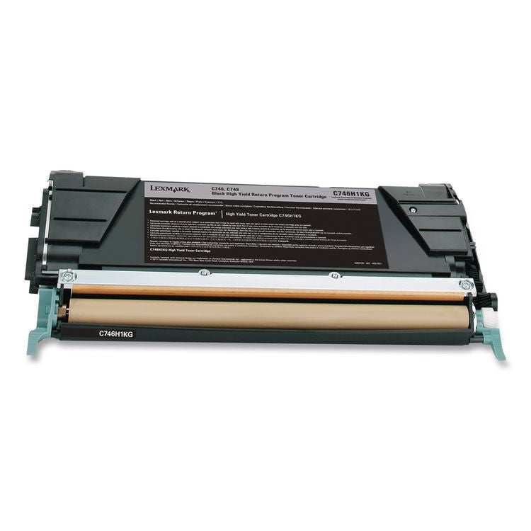 C746H1KG Return Program High-Yield Toner, 12,000 Page-Yield, Black
