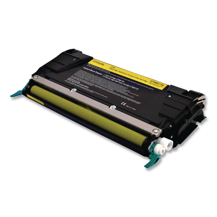 C748H1YG Return Program High-Yield Toner, 10,000 Page-Yield, Yellow