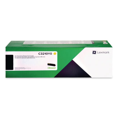 C3210Y0 Return Program Toner, 1,500 Page-Yield, Yellow