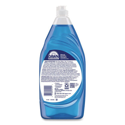 Manual Pot/Pan Dish Detergent, Original Scent, 38 oz Bottle, 8/Carton