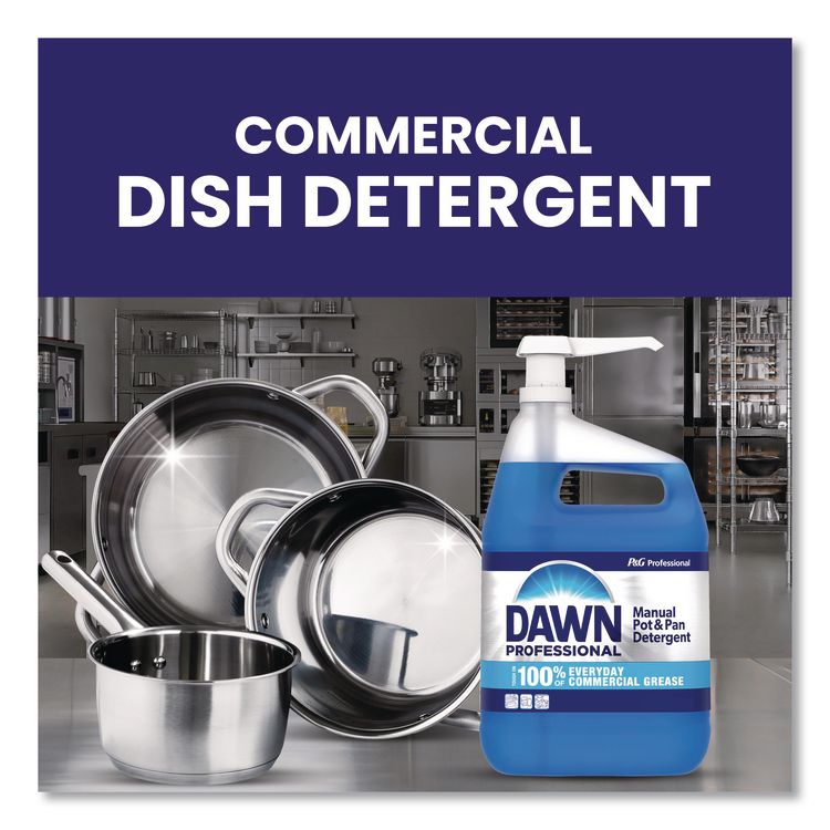 Manual Pot/Pan Dish Detergent, Original Scent, 38 oz Bottle, 8/Carton