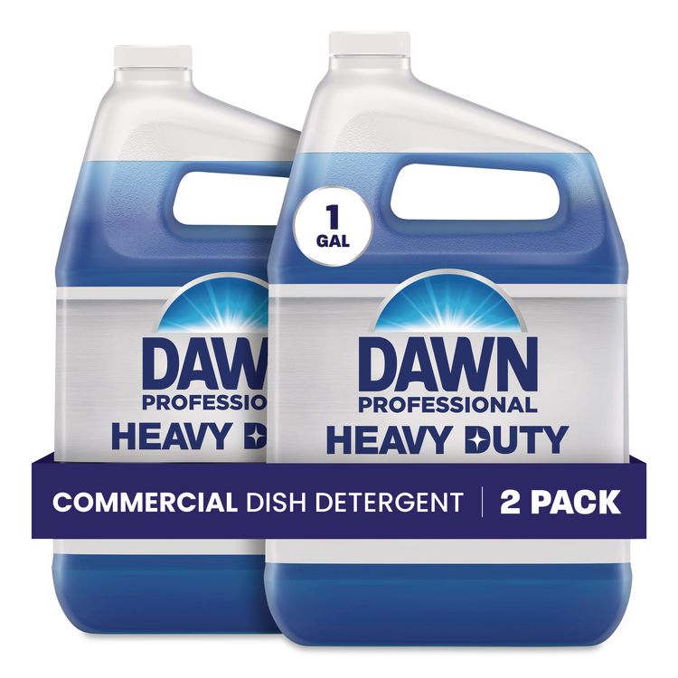 Heavy-Duty Manual Pot/Pan Dish Detergent, Original Scent, 1 gal Bottle, 2/Carton