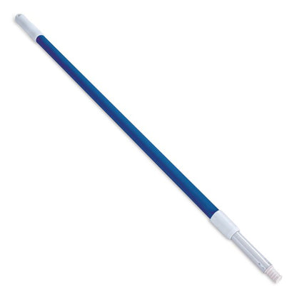 Metal Telescopic Handle, 1" x 34", Blue, 12/Carton