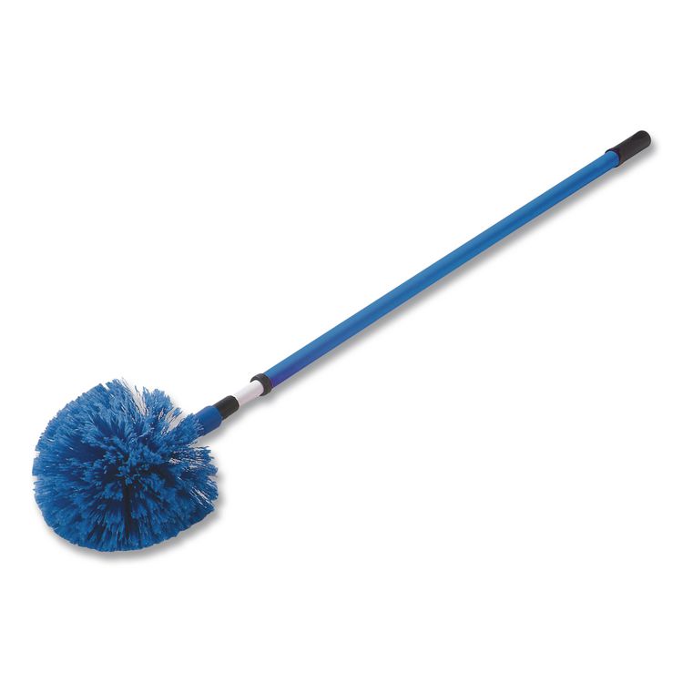 Metal Telescopic Handle, 1" x 34", Blue, 12/Carton