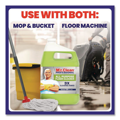 All Purpose Floor Cleaner, Lemon Scent, 1 gal Bottle, 3/Carton