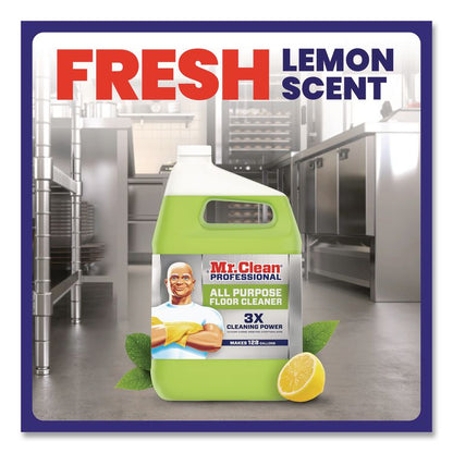 All Purpose Floor Cleaner, Lemon Scent, 1 gal Bottle, 3/Carton
