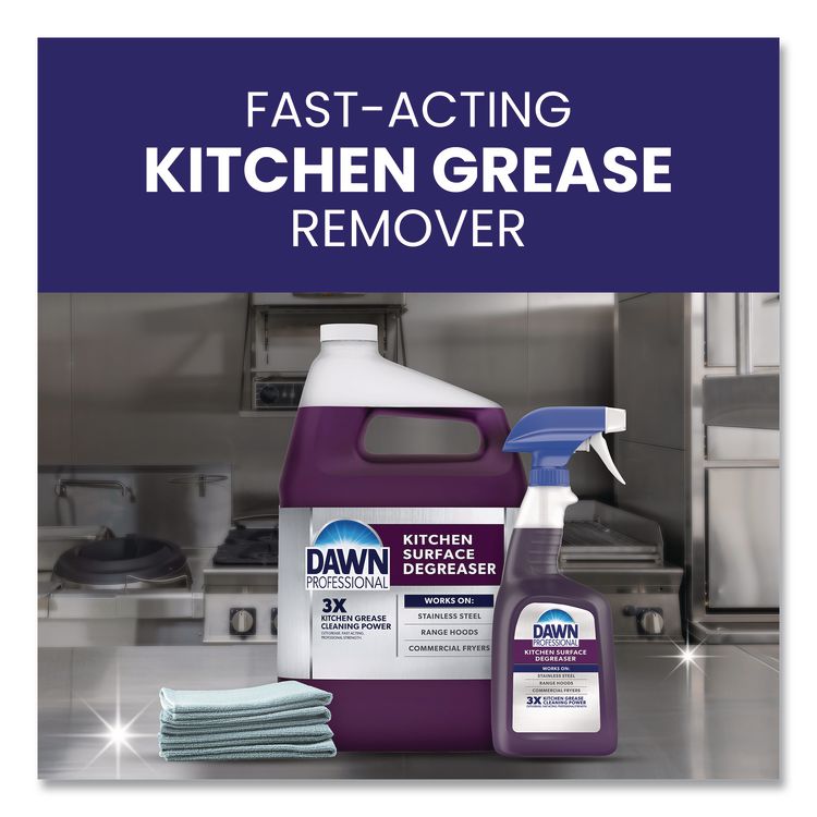 Kitchen Surface Degreaser, 32 oz Spray Bottle, 6/Carton