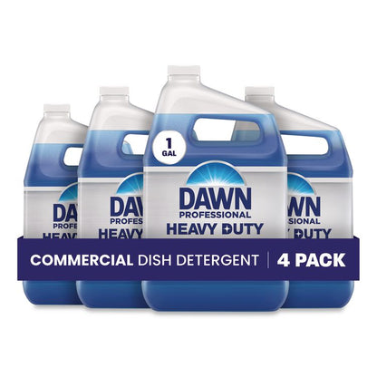 Heavy-Duty Manual Pot/Pan Dish Detergent, Original Scent, 1 gal Bottle, 4/Carton