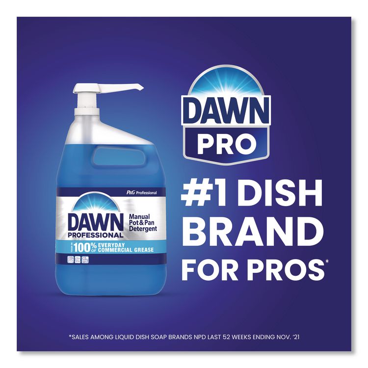 Heavy-Duty Manual Pot/Pan Dish Detergent, Original Scent, 1 gal Bottle, 2/Carton