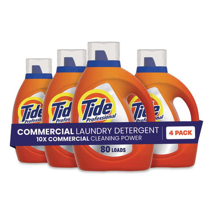 Commercial HE Liquid Laundry Detergent, 105 oz Pour Bottle, 4/Carton