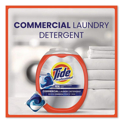 Commercial Power PODS Laundry Detergent, HE Compatible, 63 Liquid Pods/Tub, 4 Tubs/Carton