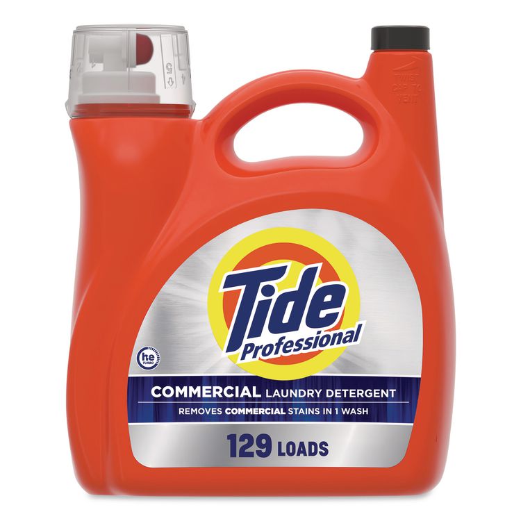 Commercial HE Liquid Laundry Detergent, 170 oz Pour Bottle, 4/Carton