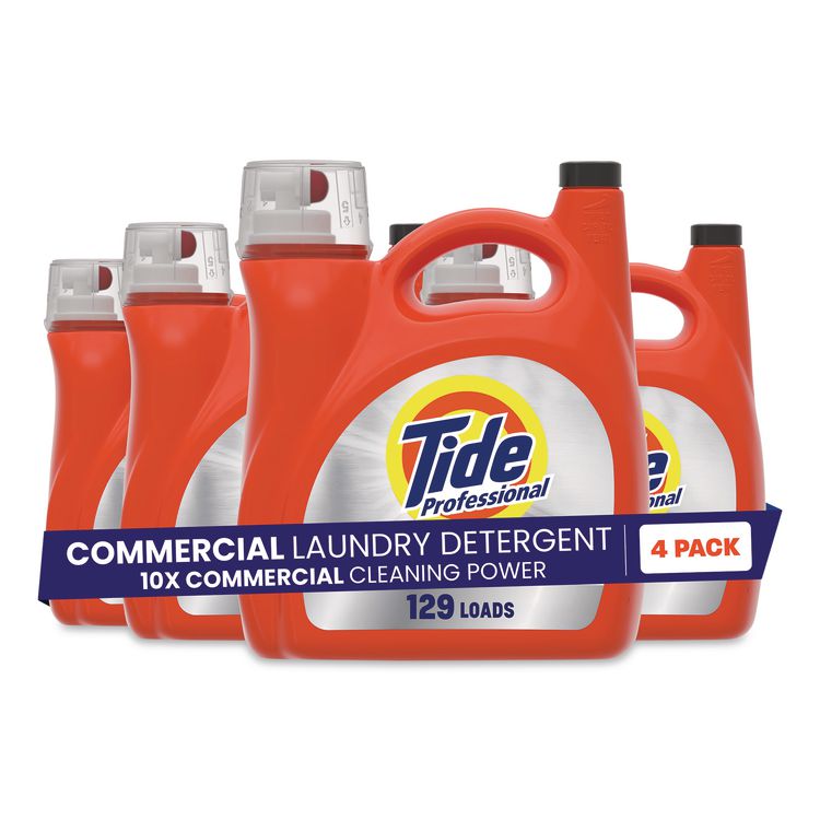 Commercial HE Liquid Laundry Detergent, 170 oz Pour Bottle, 4/Carton