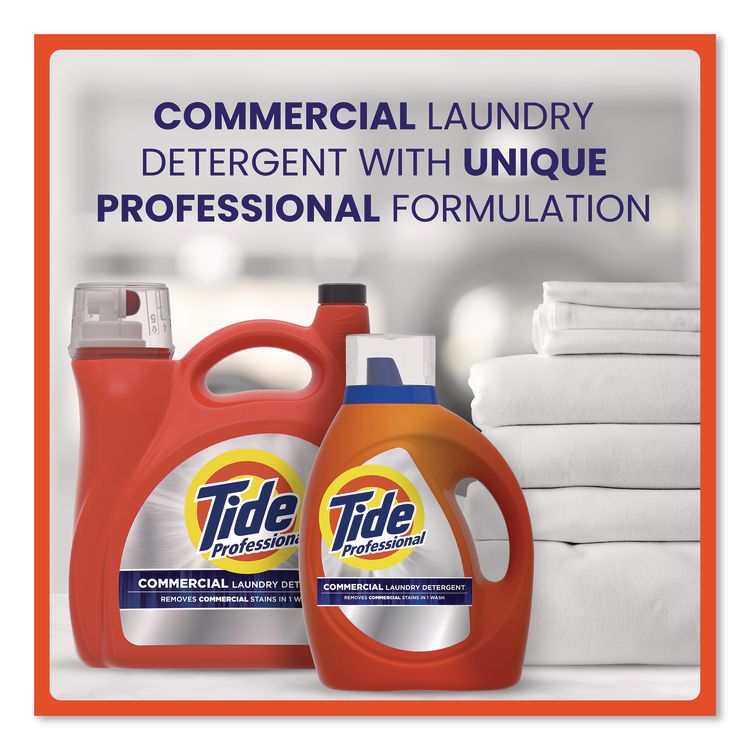 Commercial HE Liquid Laundry Detergent, 170 oz Pour Bottle, 4/Carton