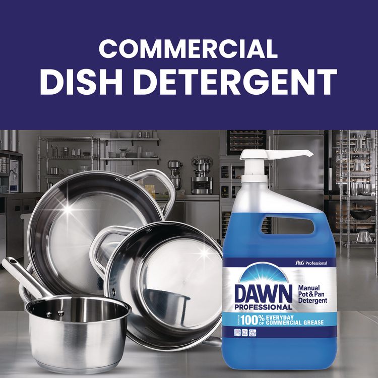 Manual Pot/Pan Dish Detergent, Original Scent, 1 gal Bottle, 4/Carton