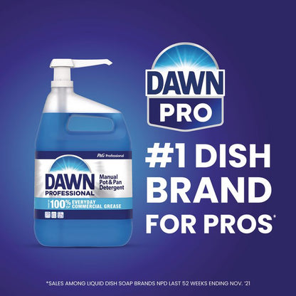 Manual Pot/Pan Dish Detergent, Original Scent, 1 gal Bottle, 4/Carton