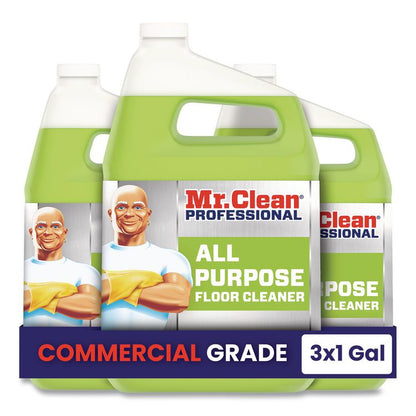 All Purpose Floor Cleaner, Lemon Scent, 1 gal Bottle, 3/Carton