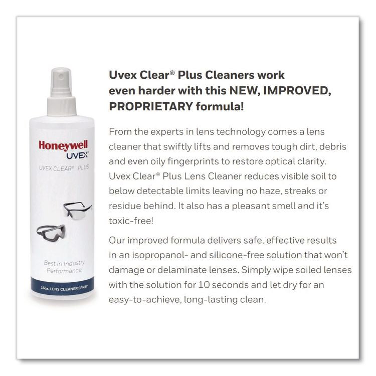 Clear Lens Cleaning Solution, 1 gal Bottle