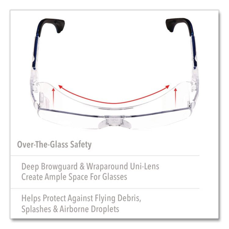 Ultra-spec 2001 OTG Eyewear S0112, Frameless OTG, Clear Single Lens