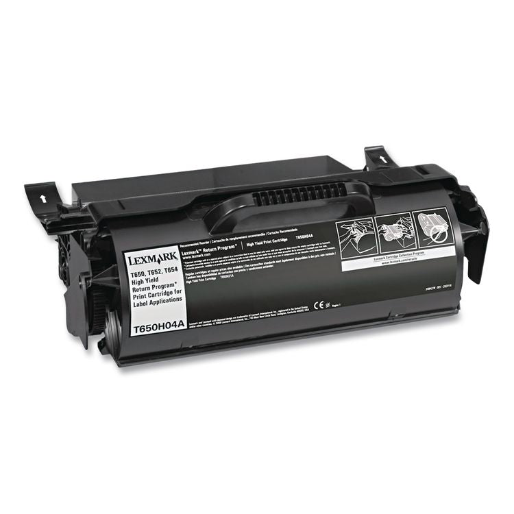 T650H04A Return Program High-Yield Toner, 25,000 Page-Yield, Black
