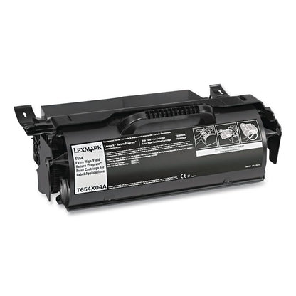 T654X04A Return Program Extra High-Yield Toner, 36,000 Page-Yield, Black