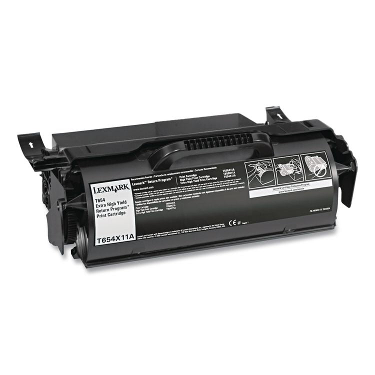 T654X11A Return Program Extra High-Yield Toner, 36,000 Page-Yield, Black