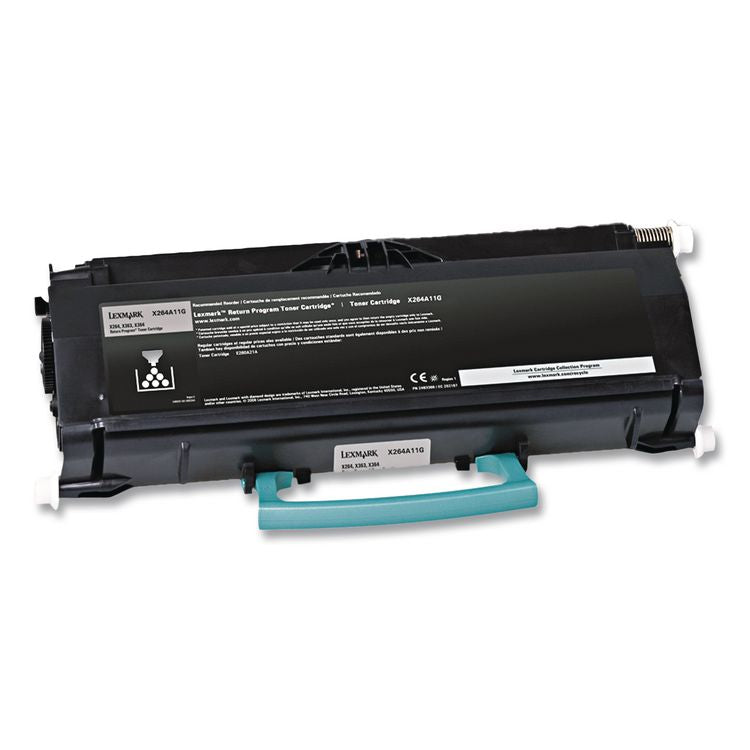 X264A11G Return Program Toner, 3,500 Page-Yield, Black