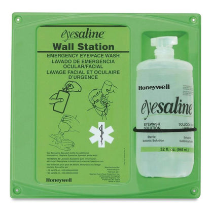 Fendall Eyesaline Eyewash Bottle Refill, 32 oz Bottle, 12/Carton